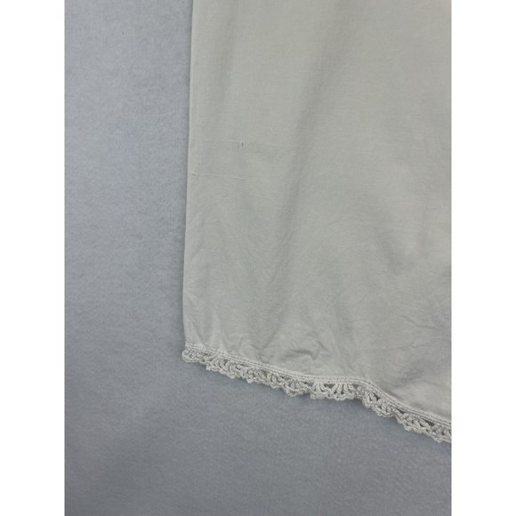 Vintage Hand Embroidered Pillowcase Hand Crocheted Lace Trim Southern Belle - Picture 8 of 12